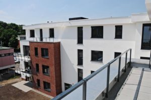 Wohn- und Geschäftseinheiten mit Tiefgarage in Barsbüttel, Sicht vom Balkon