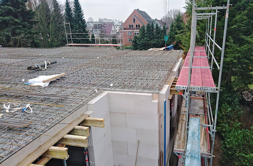Hamburg-Billstedt Wohneinheiten mit Tiefgarage und Stellplaetzen Baustelle
