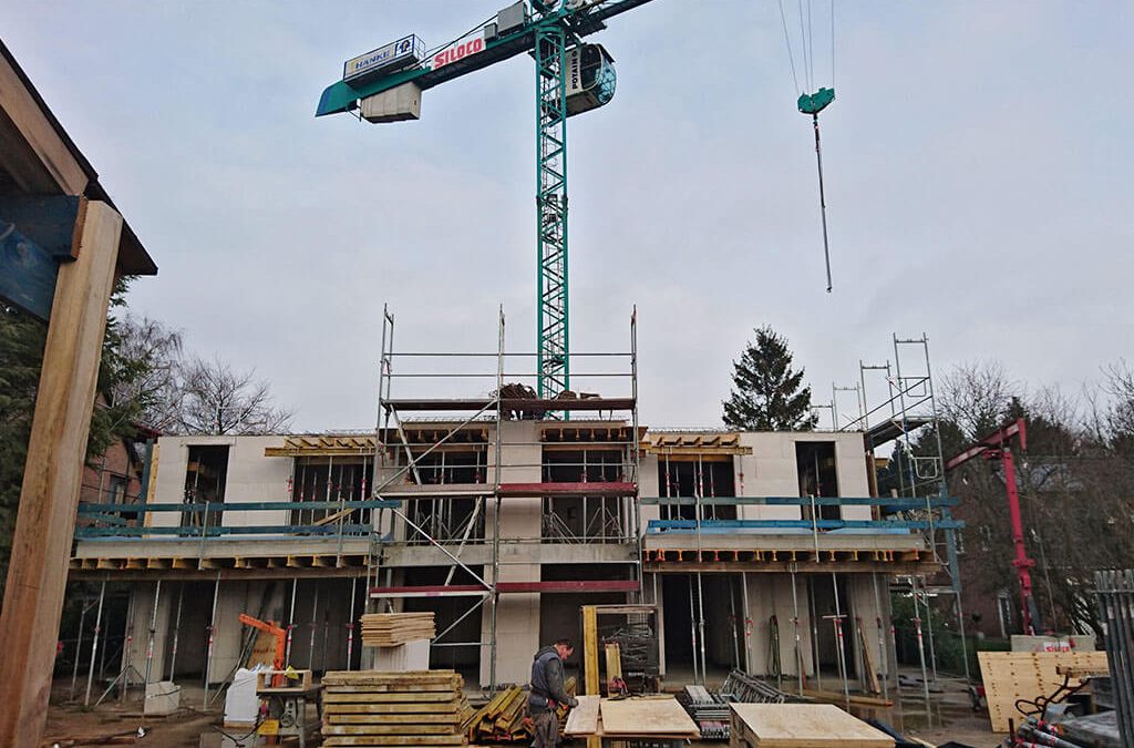 Hamburg-Billstedt Wohneinheiten mit Tiefgarage und Stellplaetzen Baustelle