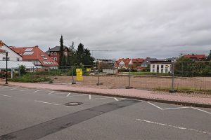 Baustelle zum Bauprojekt "Neubau Altenpflegeheim in Bückeburg"