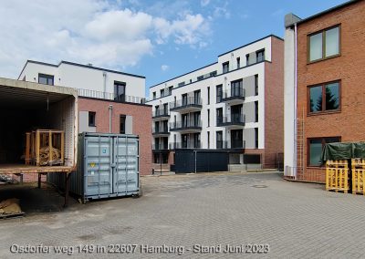 Neubau eines Mehrfamilienhauses in Hamburg
