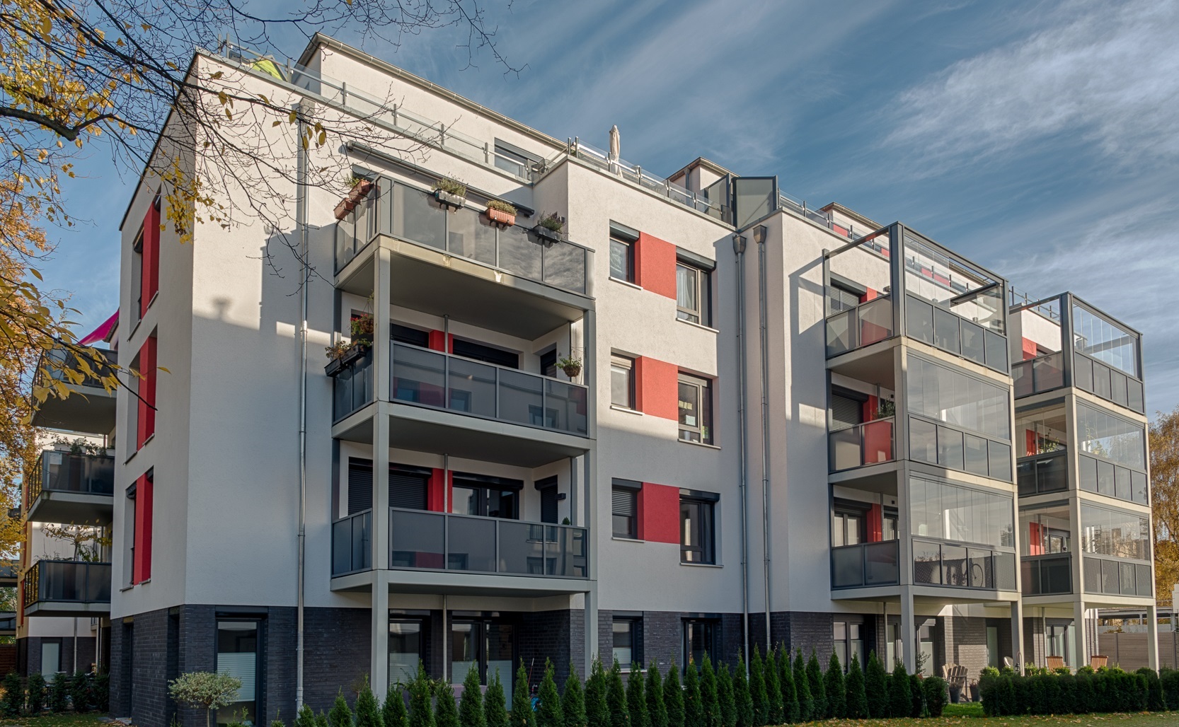 Neubau mit 56 Wohneinheiten und Tiefgarage, Hamburg