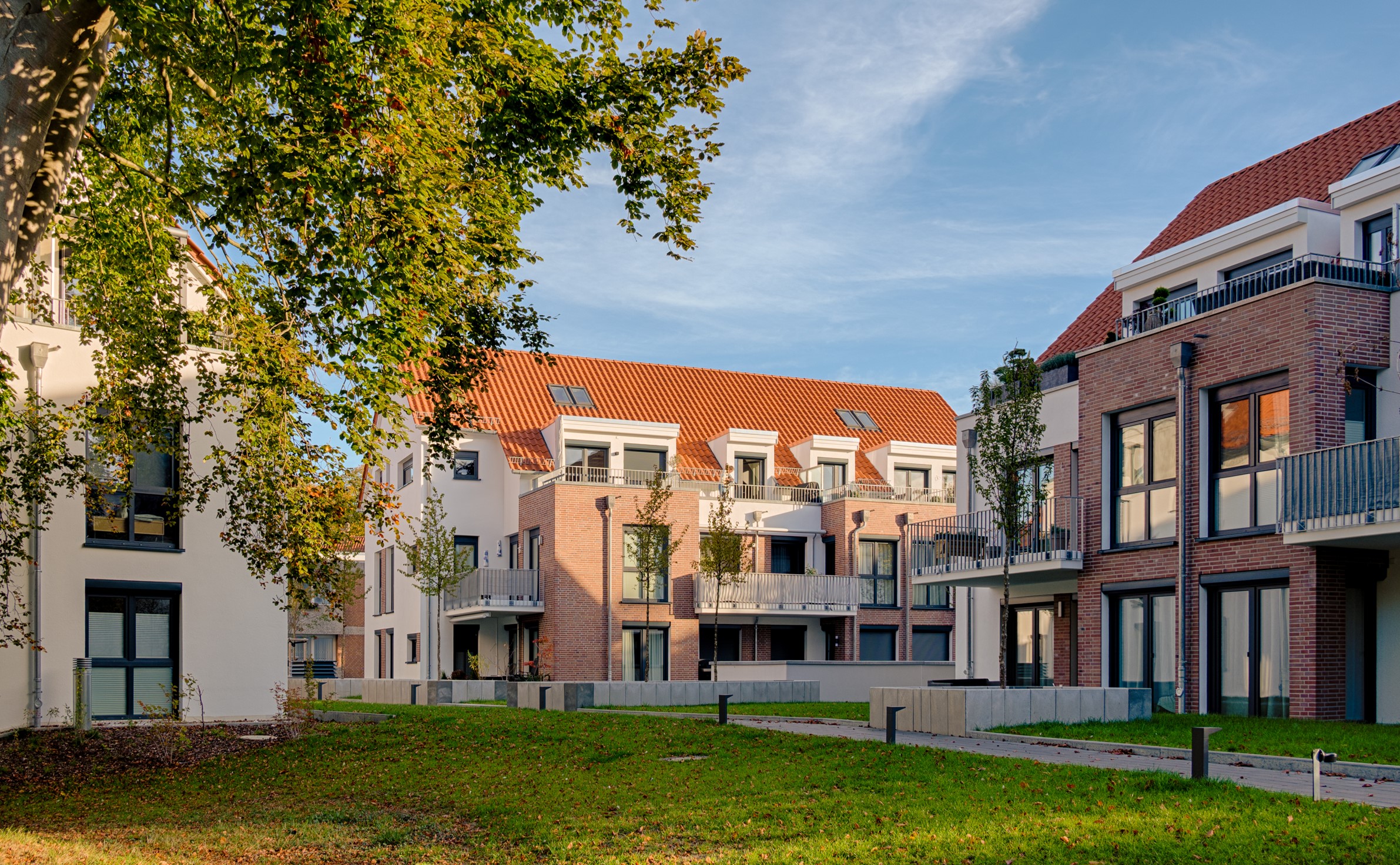 Neubau mit 26 Wohneinheiten und Tiefgarage, Lüneburg