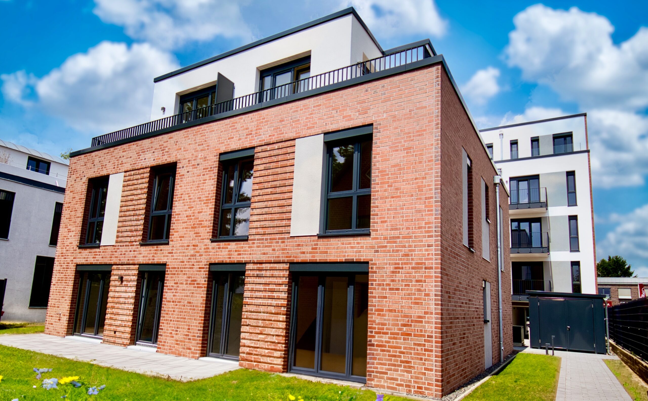 Neubau mit 20 Wohneinheiten und Tiefgarage, Hamburg